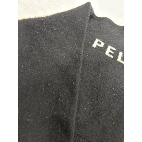 Peloton Black Wool Blend Winter Crewneck Sweater S Crop - Picture 6 of 9